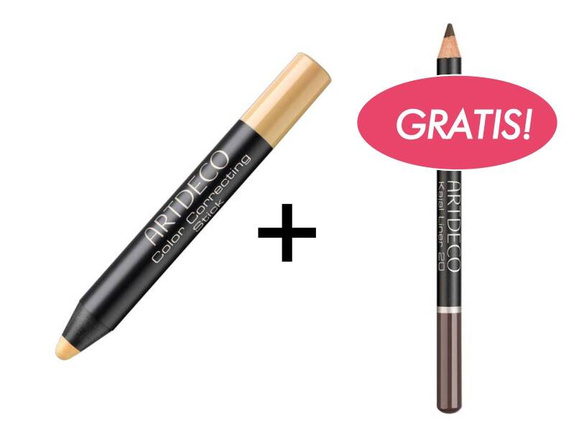 Artdeco Color Correcting Stick Korektor nr 7 Anti dark spots + Kredka do oczu nr 20 GRATIS!