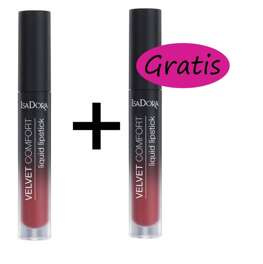 2x IsaDora Pomadka Velvet Comfort nr 72 Deep Rose 4 ml