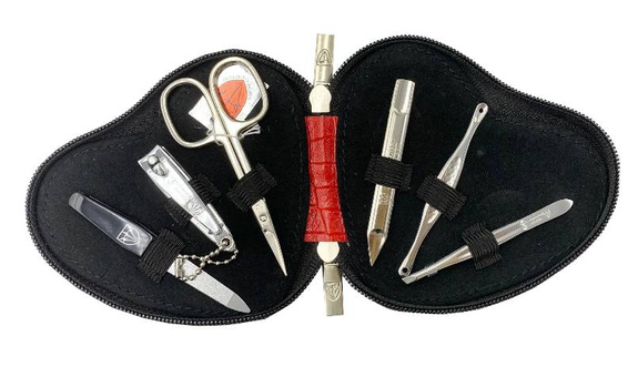 Three Swords zestaw do manicure 7771 P N Red