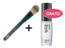 Pupa Professional Foundation Brush pędzel do podkładu + Make Up Factory Baza pod makijaż 15 ml GRATIS!