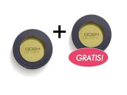 1 + 1 GRATIS! Gosh Cień do powiek Mono Matt 001 Gold/Green