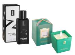 JFenzi mySoul Homme zestaw (woda perfumowana 100 ml & świeca sojowa)