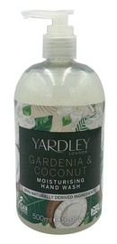 Yardley London Gardenia & Coconut nawilżające mydło w płynie 500 ml